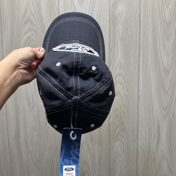 Ford Official Licensed Product Baseball Cap Navy Blue Embroidered Logo Adult - Picture 8 of 8